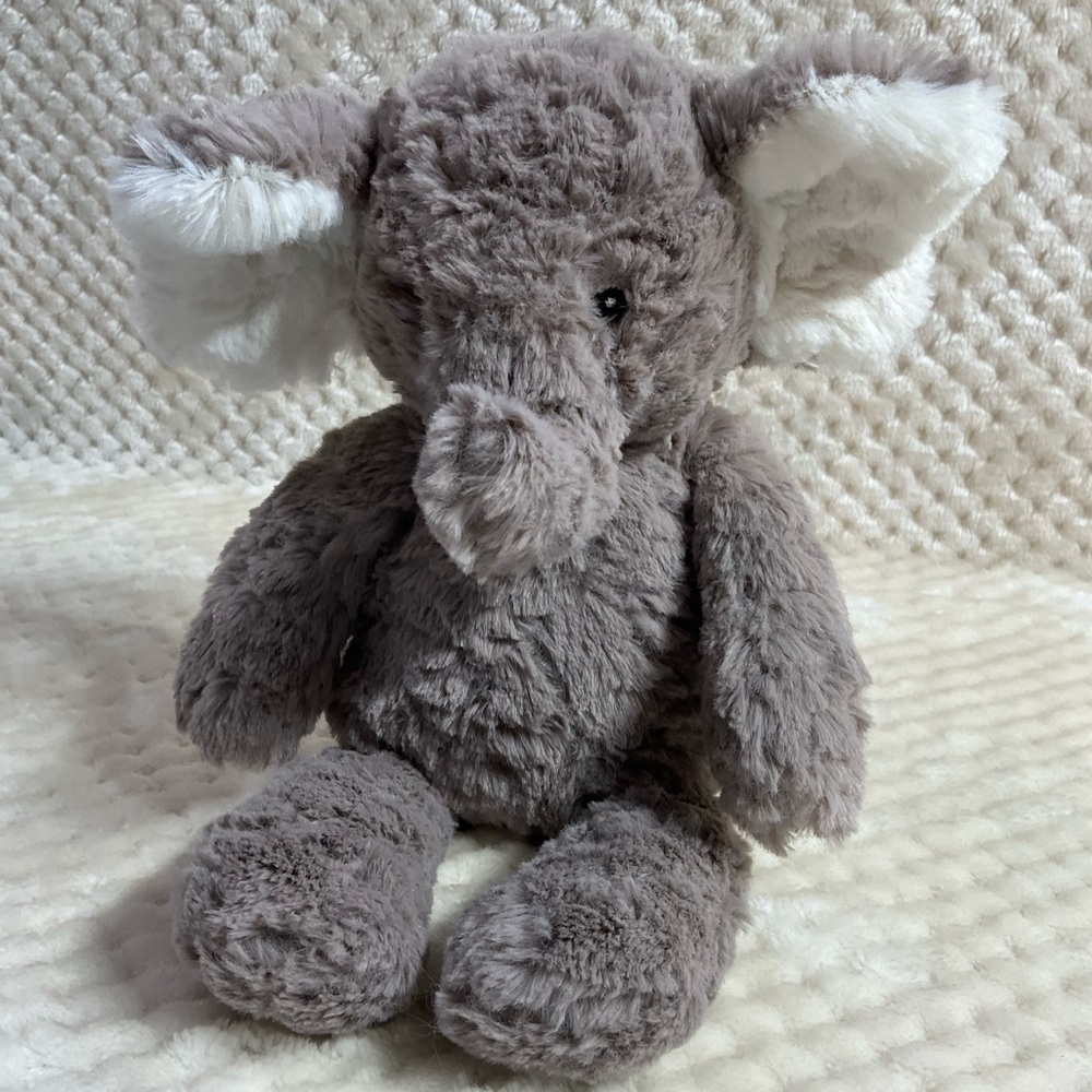 Mary Meyer Plush Putty Grey Elephant Stuffed Animal Toy